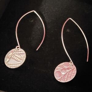 3 For $25 Silver Dangle Earrings On Sterling Silver Wire